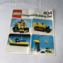 vintage 1976 Lego 404 Universal building set book - $17.77