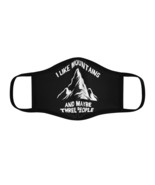 Personalized Face Mask | Mountain Lover | I Like Mountains and Maybe Thr... - £13.97 GBP