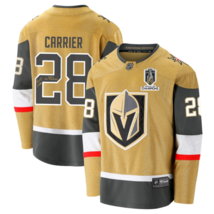 William Carrier Signed Vegas Golden Knights Gold Jersey Inscribed Champs... - £267.42 GBP