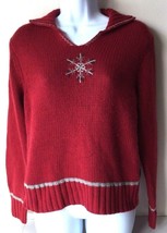 Woolrich  Womens Sweater Small  Red Long Sleeve - $24.75