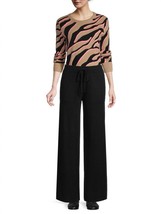 White + Warren cashmere wide leg pant in Black - size XS - £130.93 GBP