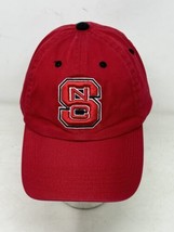 NC State Wolfpack 3D Hat Red Baseball Cap NCS Logo University MED Adjustable - $14.84