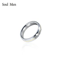 Trendy 4mm/5mm Tungsten Rings For Women Men Couples Wedding Band  High Polished  - £19.71 GBP