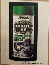  1974/ 6th S TOPPS WACKY sticker Jungle Brute 88 Deodorant Spray for Gor... - $35.76 MXN