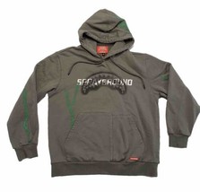 Sprayground Limited Edition Hoodie Gray Green Men’s Small Embroidered Logo  - $38.65