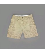Polo Ralph Lauren Shorts Mens Tan Khaki Cargo Pockets Utility Classic Co... - $22.80