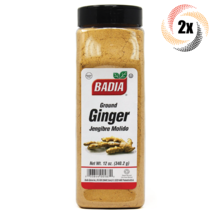 2x Pints Badia Ground Ginger Seasoning | 12oz | Gluten Free! | Jengibre Molido - £22.82 GBP