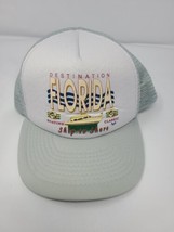 VINTAGE 80s Destination Florida Mesh Trucker Snapback Hat Cap Souvenir T... - $17.95