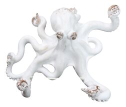 Nautical Marine Antique White Giant Octopus Multi Point Tentacles Wall H... - $531.79 MXN