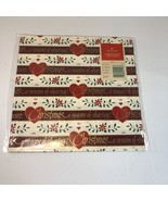 Vintage Hallmark Christmas Wrapping Paper 2 Sheets A Season of Sharing H... - £7.77 GBP