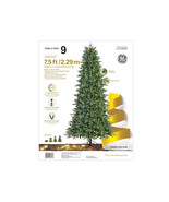 7.5-Ft GE Christmas Tree Pre-Lit Led Aspen Fir Multi or Warm White Save ... - £186.27 GBP