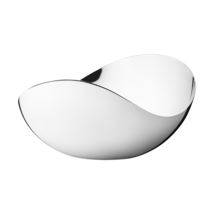 Bloom by Georg Jensen Stainless Steel Tall Mirror Bowl Large - New - £129.44 GBP