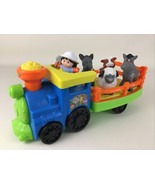 Fisher Price Little People Choo Choo Zoo Train Animals Zoo Wagon Fun Sou... - £34.91 GBP