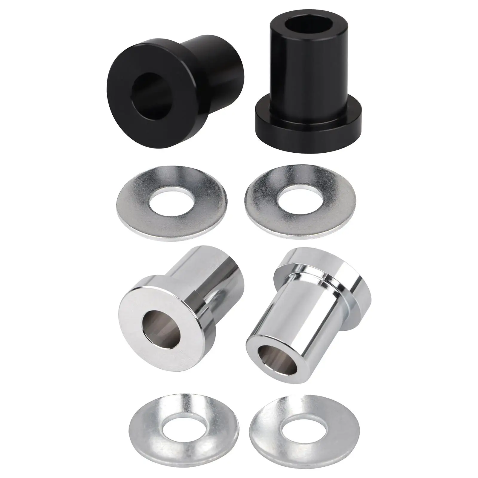 2 Pieces Motorcycle Handlebar Riser Bushings Solid Accessory for Harley Davidson - £19.84 GBP+