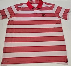 Ping Golf Polo Shirt Sensor Cool Mens 2XL Red Stripes Razorback Embroide... - $13.00