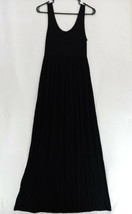 Color Me Red Solid Black Women Long Long Maxi Dress Boho Stretch Summer ... - $15.19