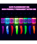 5ml fluorescent pigment 8 color pigment tattoo ink new creative tattoo tool easy - $3.50 - $28.00
