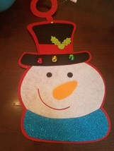 Snowman door hanger Christmas upc 639277579164 - $15.89
