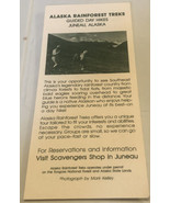 Vintage Alaska Rainforest Treks Brochure Juneau Alaska BRO6 - £8.52 GBP