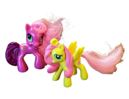 My Little Pony Cheerilee and Fluttershy McDonald&#39;s Happy Meal Toys Cake ... - £4.57 GBP