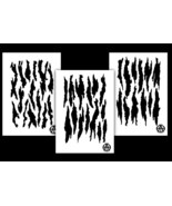 3 Sheets Mylar Camo Coating Stencils Camouflage Gun Paint Cerakote TORN ... - $20.43 CAD