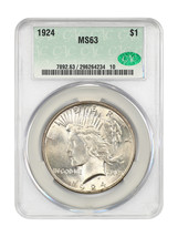 1924 $1 CACG MS63 - $101.85