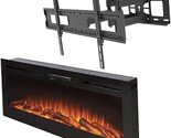 Touchstone Fireplace and TV Mount Bundle - The Sideline 50 Inch Wide Sma... - $991.99