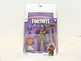 Nip 2019 Epic Games Fortnite Legendary Series Rust Lord 8 Piece Action Figure - £19.65 GBP