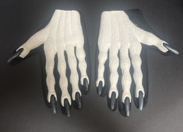 Fun World Monster Witch Zombie Demon Hands Halloween Costume Gloves Cosplay - £9.17 GBP