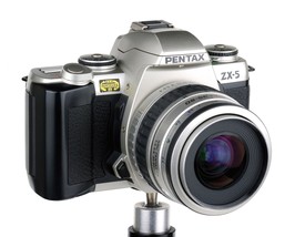 STuDENTS: Pentax ZX-5 35mm SLR Camera w SMC Pentax-FA 35-80mm f/4-5.6 Zo... - £94.30 GBP