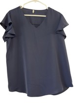 Taohuadao Women&#39;s Navy Blouse, Size Large - $9.90