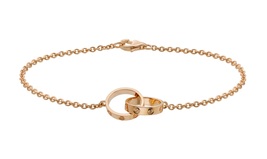 Cartier Love Double Mini Ring Bracelet in 18k Rose Gold - $1,400.00