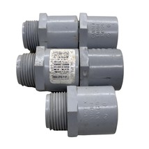 Pack of 5 - Cantex 3/4" PVC Male Adapter 5140104 - $24.75