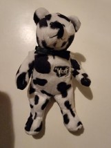 Holy Bears Cow Teddy B EAN Bag Plush 9&quot; Stuffed Animal Black White 2002 Toy - £19.74 GBP