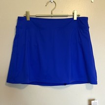 Lands End Swimsuit Skirt Bottoms Size 8 Royal Blue Solid Built In Briefs... - $34.65