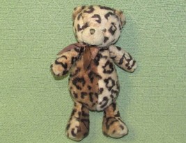 Baby Gund Jayme Leopard Plush Rattle Brown Cheetah Spotted Stuffed Animal 9&quot; Toy - £10.57 GBP