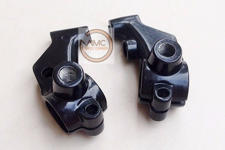2X HANDLE LEVER HOLDER BRACKET FOR YAMAHA DT125 DT175 DT250 DT400 RD200 ... - $9.79