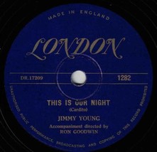 Jimmy Young 78 My Heart Is A Kingdom / This Is Our Night SH3D - £5.44 GBP