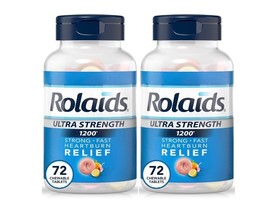 ROLAIDS Ultra Strength Antacid 400 mg - 85 mg Chewable Tablets FRUIT, 14... - $21.45
