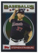 2020 Topps Finest Flashbacks #141 Stephen Strasburg - Washington Nationals - £3.97 GBP