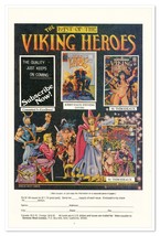 Last of the Viking Heroes Promo Thibodeaux Vintage 1988 Full-Page Comic ... - $9.70