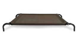 Furhaven Steel Frame Cot-Style Pet Bed Small Expresso - £27.05 GBP