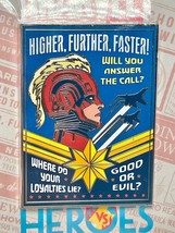 Disney Parks Pin Captain Marvel Poster LE 2000 Heroes v. Villains 2021 NEW - £19.17 GBP