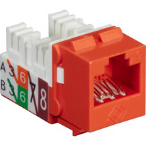 Black Box FMT636-R3 CAT6 KEYSTONE JACK - UNSHIELDED, 110 PUNCHDOWN TYPE,... - $34.90