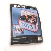 Bucilla Plastic Canvas Needlepoint Kit 6098 Toy NEW 8 x 7.5 Vintage 90s 1992 - £15.50 GBP