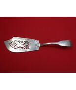 Tipped English Sterling Silver Fish Server Pcd Bright-Cut w/2 Crisscross... - €498,82 EUR