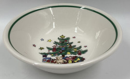 Nikko Happy Holiday 6&quot; Individual All Purpose Bowl, Serving Bowl Christmas Tree - £8.05 GBP