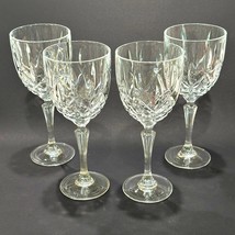 Marquis by Waterford MARKHAM Crystal Wine Glasses Goblets 4 Pieces 8 5/8... - £29.92 GBP