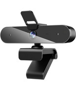 1080P Webcam for PC Laptop Desktop, 360-Degree Rotation Streaming Webcam - $18.37