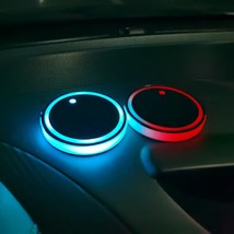 Car Interior LED Light Cup Holder  Mat For ix35 iX45 iX25 i20 i30 Sonata,Verna,S - £36.19 GBP